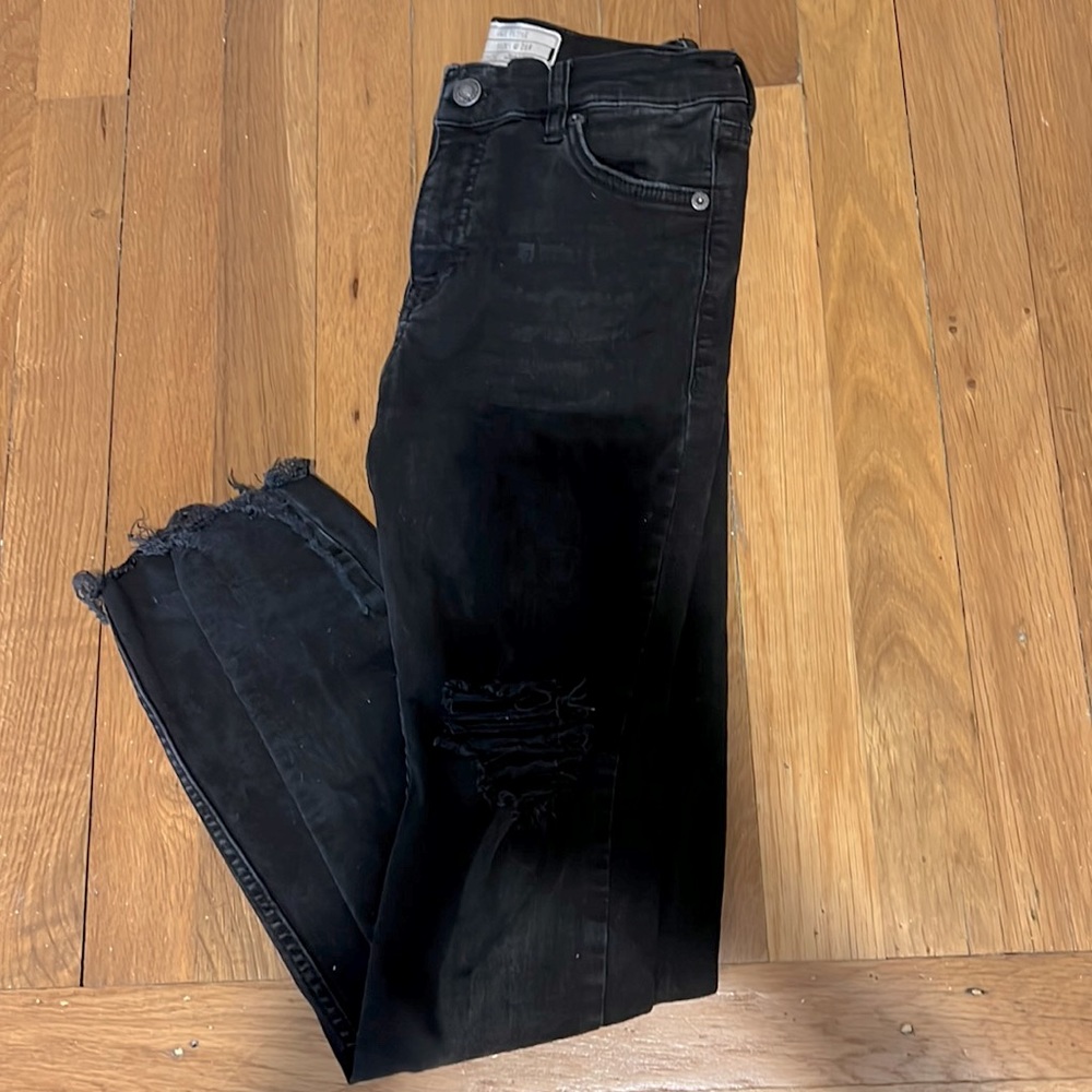 Free People Skinny Jeans Black